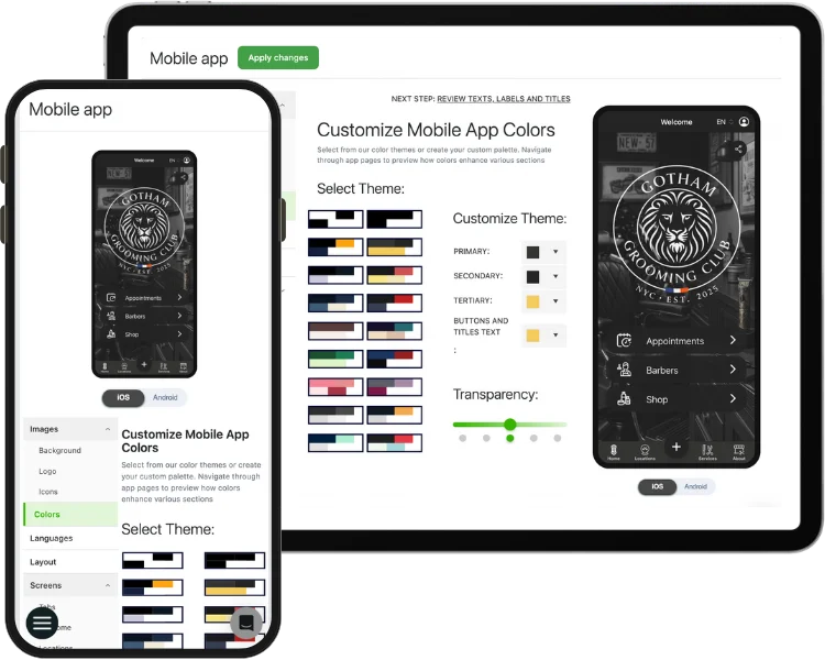Eenvoudige maar krachtige en flexibele configuratie voor de app